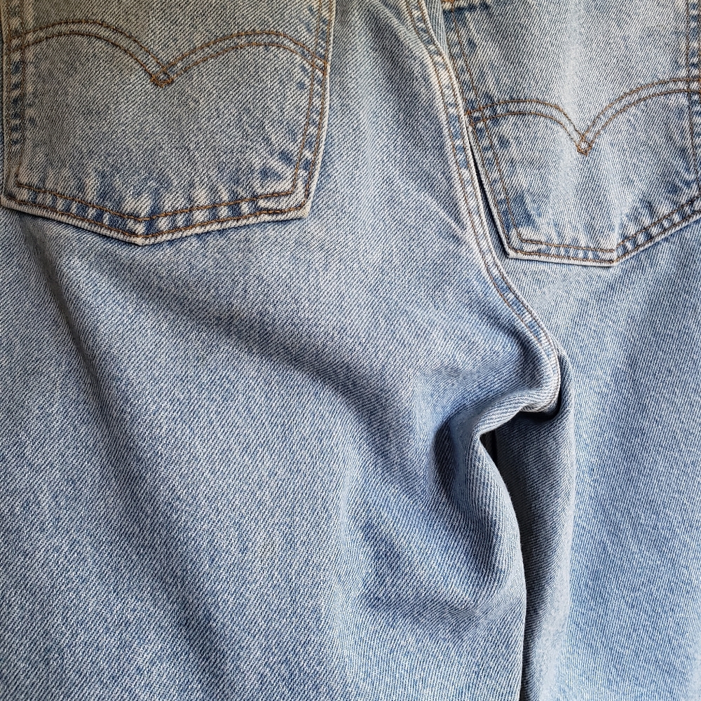 '97 Vintage Levi's 912 921 Slim Fit Tapered Leg Jeans - Picture 10 of 11